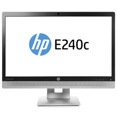 HP EliteDisplay E240c 24" LED 1920x1080 HDMI IPS Videokonferenzmonitor Klasse A