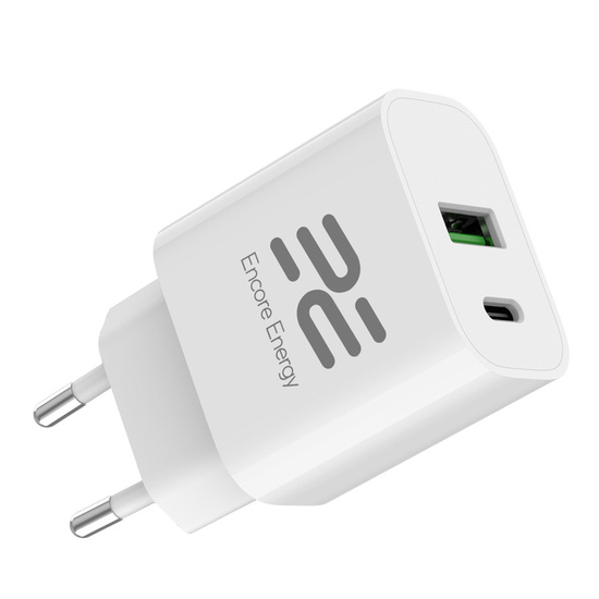 Chargeur mural USB neuf Encore Energy PD 3.0 Quick Charge 4.0 USB-A USB-C Chargeur rapide 20W + Câble Samsung Combo USB
