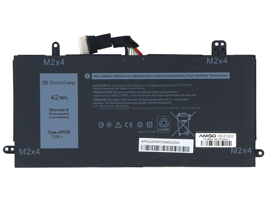 Batería nueva Encore Energy para Dell Latitude 5285 5290 2en1 42Wh 7.6V 5250mAh J0PGR
