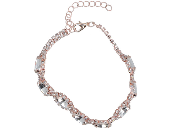 Set di gioielli Incantevole Rosa collana + orecchini + bracciale