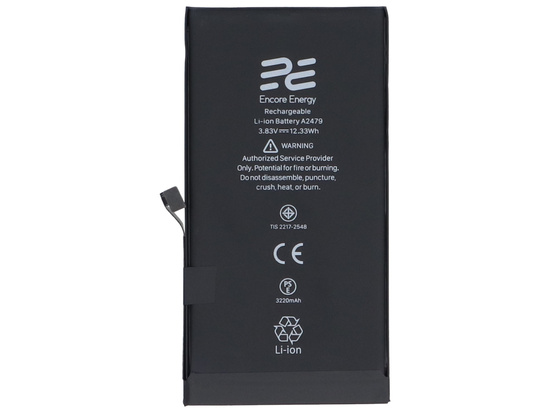 Nueva batería Encore Energy para Apple iPhone 12 y 12 Pro 616-00644 12.33Wh 3.83V 3220mAh A2479