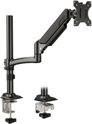 Nuovo Supporto da Scrivania Triadyn HighFlexMount per Monitor Singolo Televisore 13-34" Ergonomico Regolabile Rotante TRD-BLK-Hi1AL