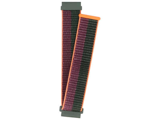 Nový pásek na smartwatch GlacierX Grip Strap Nylon Forest Plum Zeleno-fialový 22mm