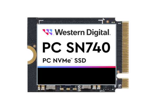 Новий диск Твердотільний накопичувач Western Digital SN740 256 ГБ NVMe M.2 2230 PCIe x4