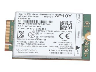 Dell Sierra Wireless AirPrime 3P10Y DW5811e E7275 E7370 E7470 E5470 E5570 E5470 E5580 WWAN modem