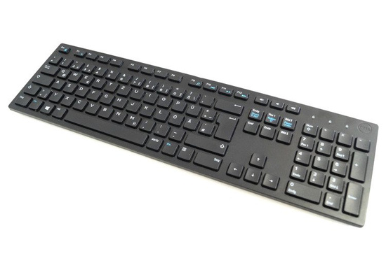 Drahtlose Tastatur Dell WK636 + Aufkleber (ohne Empfänger)