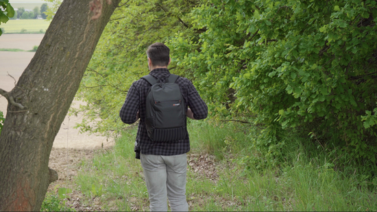 New 15.6" laptop backpack AMSO MODERN waterproof, lightweight, with reinforced bottom LYS230509