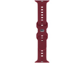 Pásek k smartwatchu GlacierX Silicone Ribbed Burgundy pro Apple Watch 42/44/45/49mm Bordový