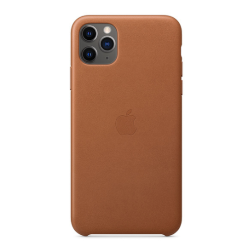 Original case leather Apple iPhone 11 Pro Max Saddle Brown