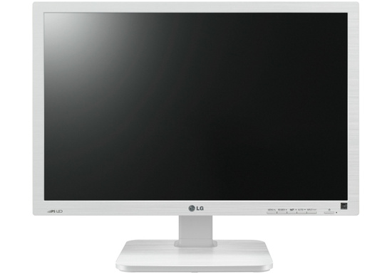 LG 24BK55WY 24" LED monitor 1920x1200 IPS DVI DisplayPort White
