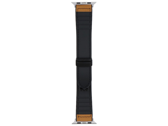 Neues GlacierX Lederarmband mit Magnetverschluss Amber Oak für die Apple Watch 42/44/45/49mm Karamell.
