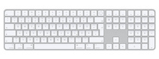 Original Apple Neu Tastatur Magic Keyboard Weiß Touch ID Numpad Deutsch A2520