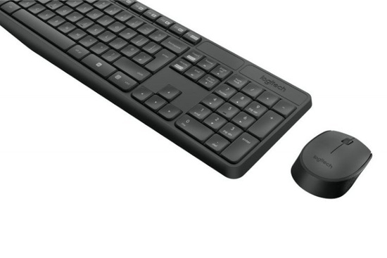 NOUVEAU Ensemble Logitech MK235 Clavier + Souris USB QWERTY