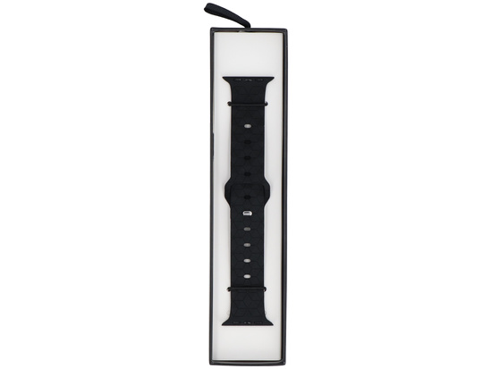 Cinturino per smartwatch GlacierX Silicone Rhombille Black per Apple Watch 42/44/45/49mm Nero