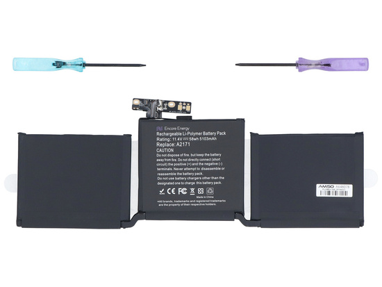 Batterie neuve Encore Energy pour Apple MacBook Pro A2159 58Wh 11.4V 5103mAh A2171