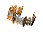 Nouvelle bracelet pour smartwatch GlacierX Gleam Waves Stretch Bracelet Coastal Blue pour Apple Watch 38/40/41mm Marine