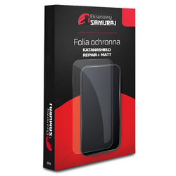 Folia ochronna na telefon Ekranowy Samuraj KatanaShield Repair+ Matt z usługą montażu