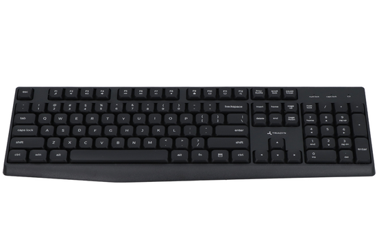 Neues Drahtloses Bürosystem Triadyn ELTANIN Tastatur PORTIA und Maus BELINDA 1600 DPI Schwarz