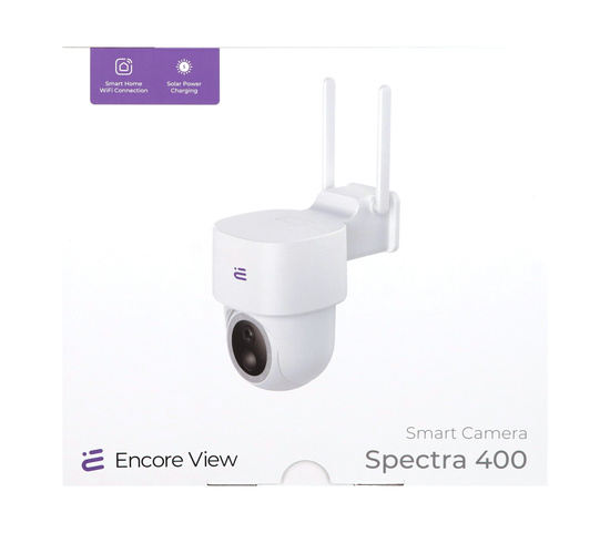 Nová inteligentní kamera Starlight WiFi + Solární panel 3W USB-C PTZ 4Mpx FHD IP65 Encore View Spectra 400