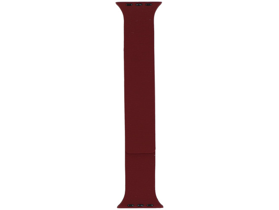 Pásek k smartwatchu GlacierX Silicone Smooth Grained Magnetic Burgundy Black pro Apple Watch 42/44/45/49mm Bordó-Černý