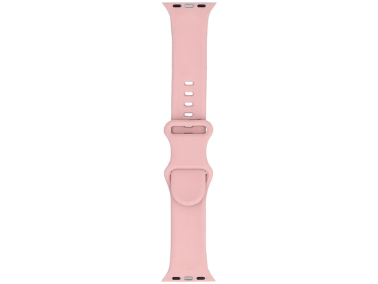 Nouveau bracelet pour smartwatch GlacierX Silicone Wild Bloom Dusky Rose pour Apple Watch 38/40/41mm Noir-Rose.
