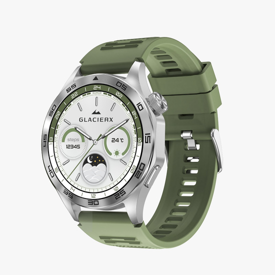 Nuovo smartwatch GlacierX Noir + Cinturino GX-N244