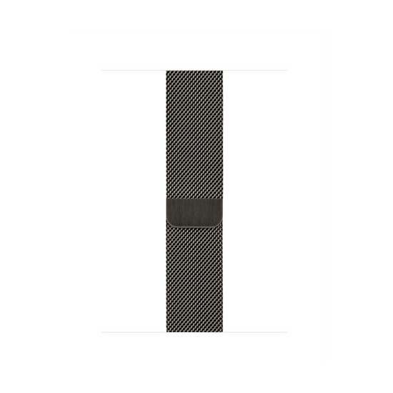 Original Apple Watch Milanese Loop Silber 44mm Edelstahl Graphit Armband
