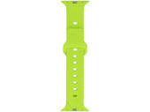 Pásek na smartwatch GlacierX Silicone Wave Neon Lime pro Apple Watch 42/44/45/49mm Limetkový