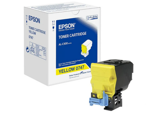 New Epson toner C13S050747 Yellow