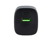 Нова мережна зарядка Encore Energy PD 3.0 Quick Charge 4.0 USB-A USB-C 30W MD-3083R + Кабель Encore Energy USB-C 2м