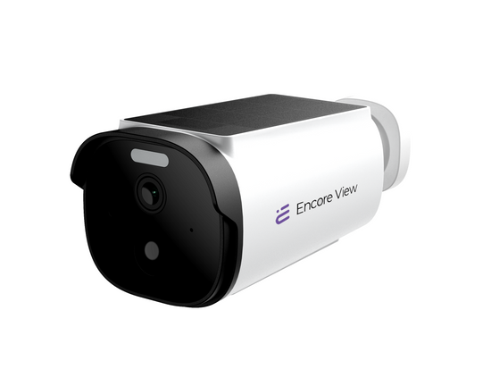 Nouvelle caméra intelligente WiFi Solaire USB-C 4Mpx FHD IP65 5200 mAh Encore View Sentinel