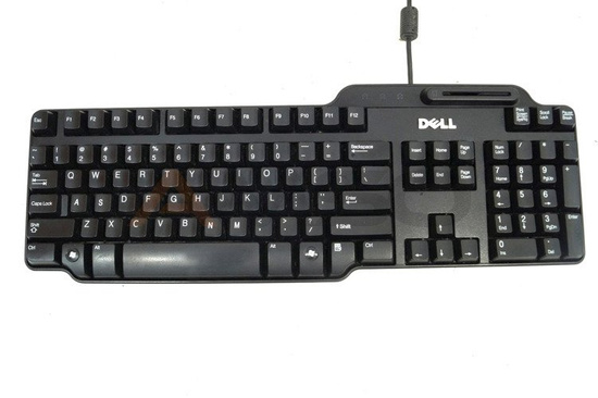 Clavier Dell SK-3205 USB Lecteur de Cartes QWERTY Sans Pieds + Autocollants