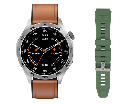 Nouvelle montre connectée GlacierX Noir + Bracelet GX-N244