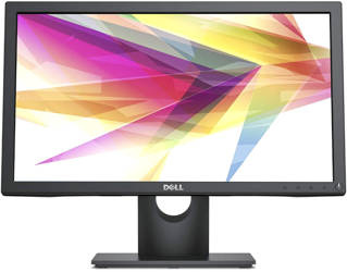 Dell E2016H LED 20" 1600x900 D-SUB DisplayPort +New Stand Black Class A monitor