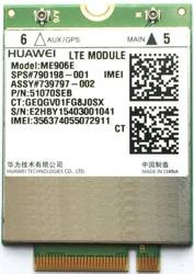 Modem Huawei ME906E LTE WWAN per HP ZBook 840 820 650 640 430 G1 790198-001