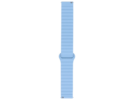 Комплект з двох ремінців для смарт-годинника GlacierX Silicone Magnetic Wave Creamy Sky + Grip Strap Nylon Ocean Blue 22mm