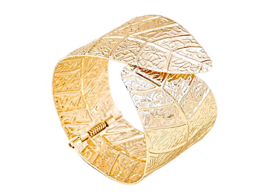 Armband Manschette Botanika Gold