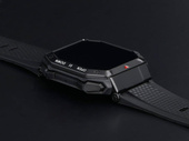 Nový smartwatch GlacierX Trail Black + Pásek k smartwatchi GlacierX Grip Strap Nylon Black 22mm