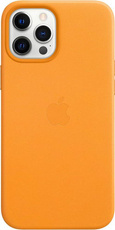 Original case leather Apple iPhone 12 Pro Max Calif. Poppy