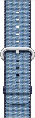 Original Apple Watch Strap Woven Nylon Navy - Tahoe Blue 42mm dans un emballage scellé