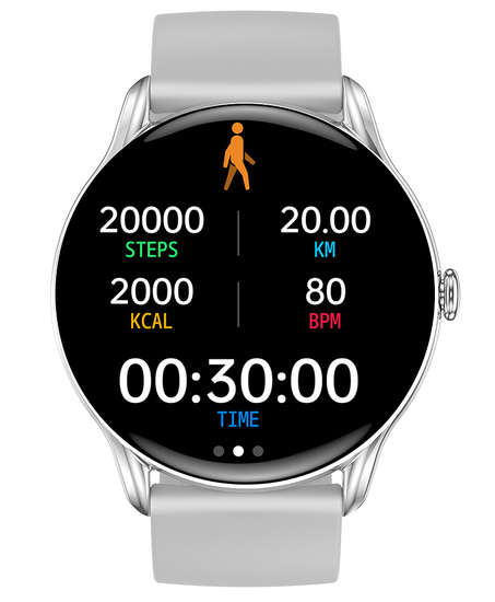 Nuovo Smartwatch GlacierX Sphere Silver + Bracciale in mesh GX-SS36 BM