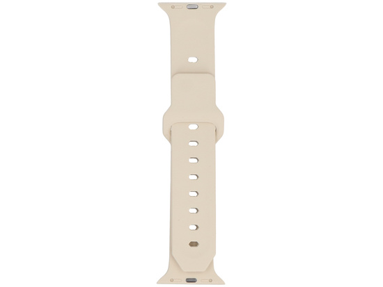 Cinturino per smartwatch GlacierX Silicone Wave Almond Cream per Apple Watch 38/40/41mm Crema Beige