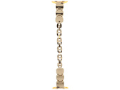 Nouvelle bracelet pour smartwatch GlacierX Zirconia Chain Bracelet Gold pour Apple Watch 38/40/41mm couleur Or