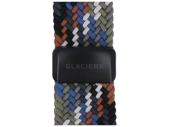 Nový pásek GlacierX Braided Magnetic Buckle Terra Flame pro Apple Watch 42/44/45/49mm Vícebarevný