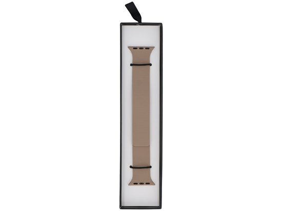 GlacierX Silicone Smooth Grained Magnetic Strap Sand Beige for Apple Watch 38/40/41mm Beige