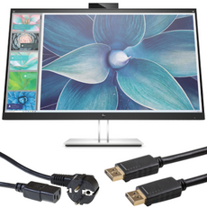 HP E27d G4 27" monitor LED 2560x1440 IPS 5ms stříbrný + kabeláž