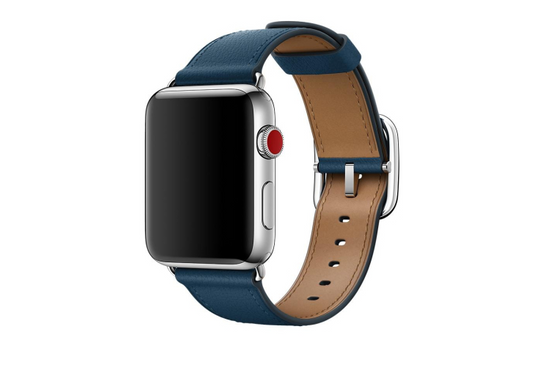 Originale Apple Orologio con cinturino Classic Buckle Cosmos Blue 38mm in confezione sigillata