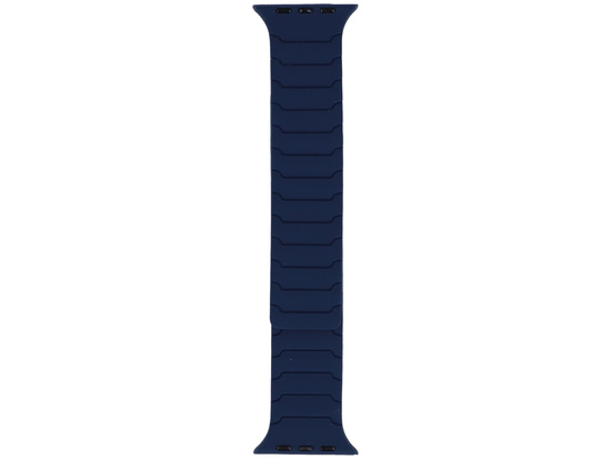 Neues Armband für die Smartwatch GlacierX Silicone Magnetic ExoStripe Midnight Blue für Apple Watch 42/44/45/49mm Blau