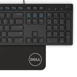 NOVÁ KLÁVESNICE DELL QUIETKEY KB216-BK ČERNÁ QWERTY US (PL) Krabice