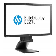 HP EliteDisplay E221c 22" LED Monitor 1920x1080 IPS DisplayPort Camera Class A